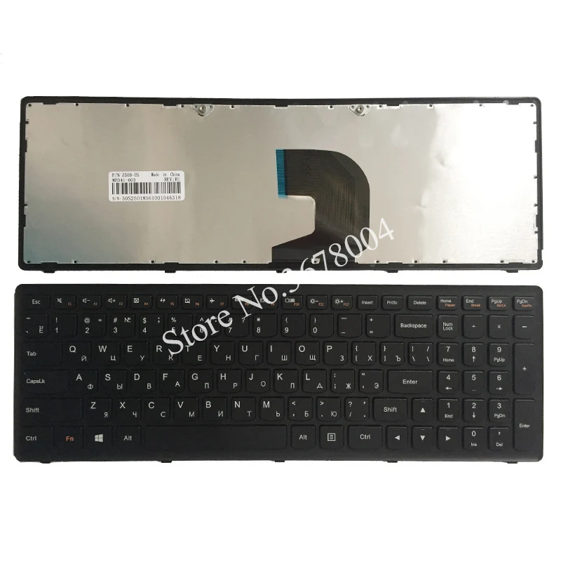 Новая русская клавиатура для Lenovo Ideapad Z500 Z500A Z500G P500 черная Русская ноутбука с