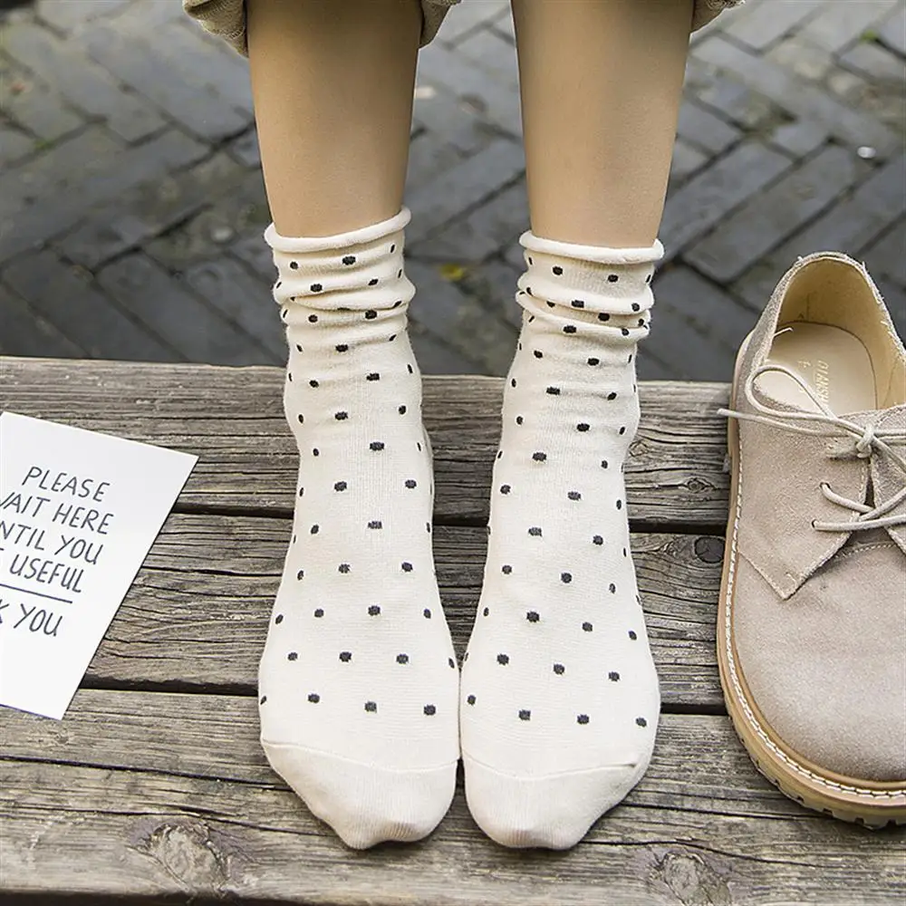 Новая точка Для женщин носки милые Женская мода Повседневное красочные 100%