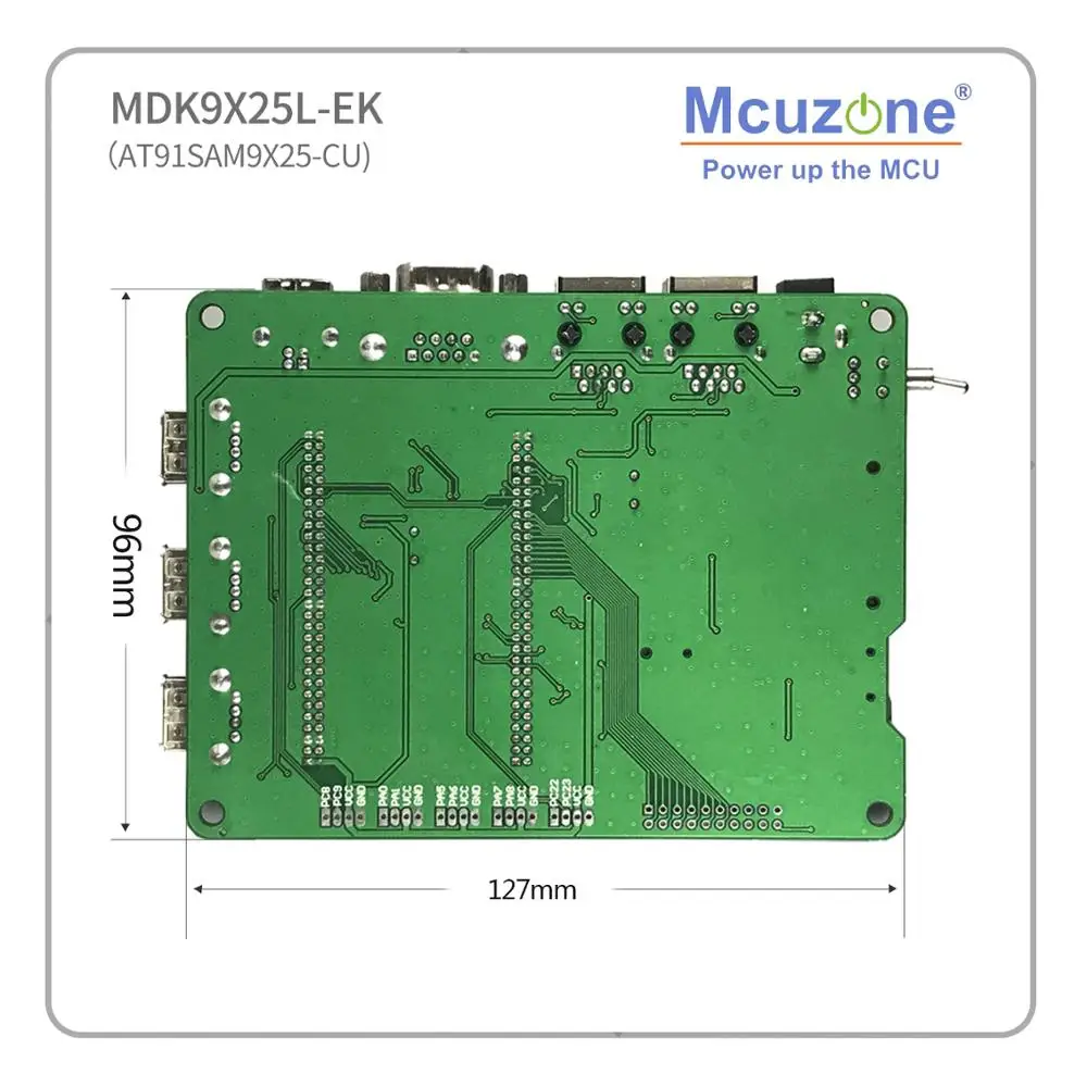 MDK9X25L-EK комплект разработки AT91SAM9X25 400 МГц ЦП DDR2 256 м Ethernet USB HishSpeed TF 6UART TWI ARM9 JTAG SAM9X25 9x25