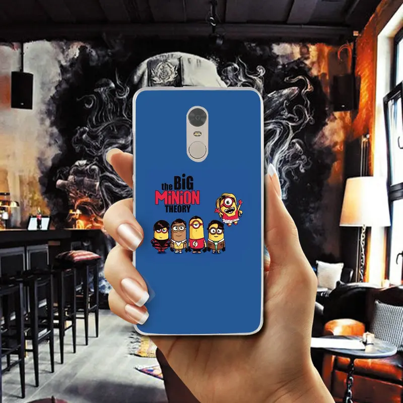 Cute Funny Yellow Minions For Xiaomi Mi Redmi Note 2 3 3S 4 4X 4A 5 5S 6 8 A1 Pro Plus Shell Soft TPU Silicone Mobile Phone Case |