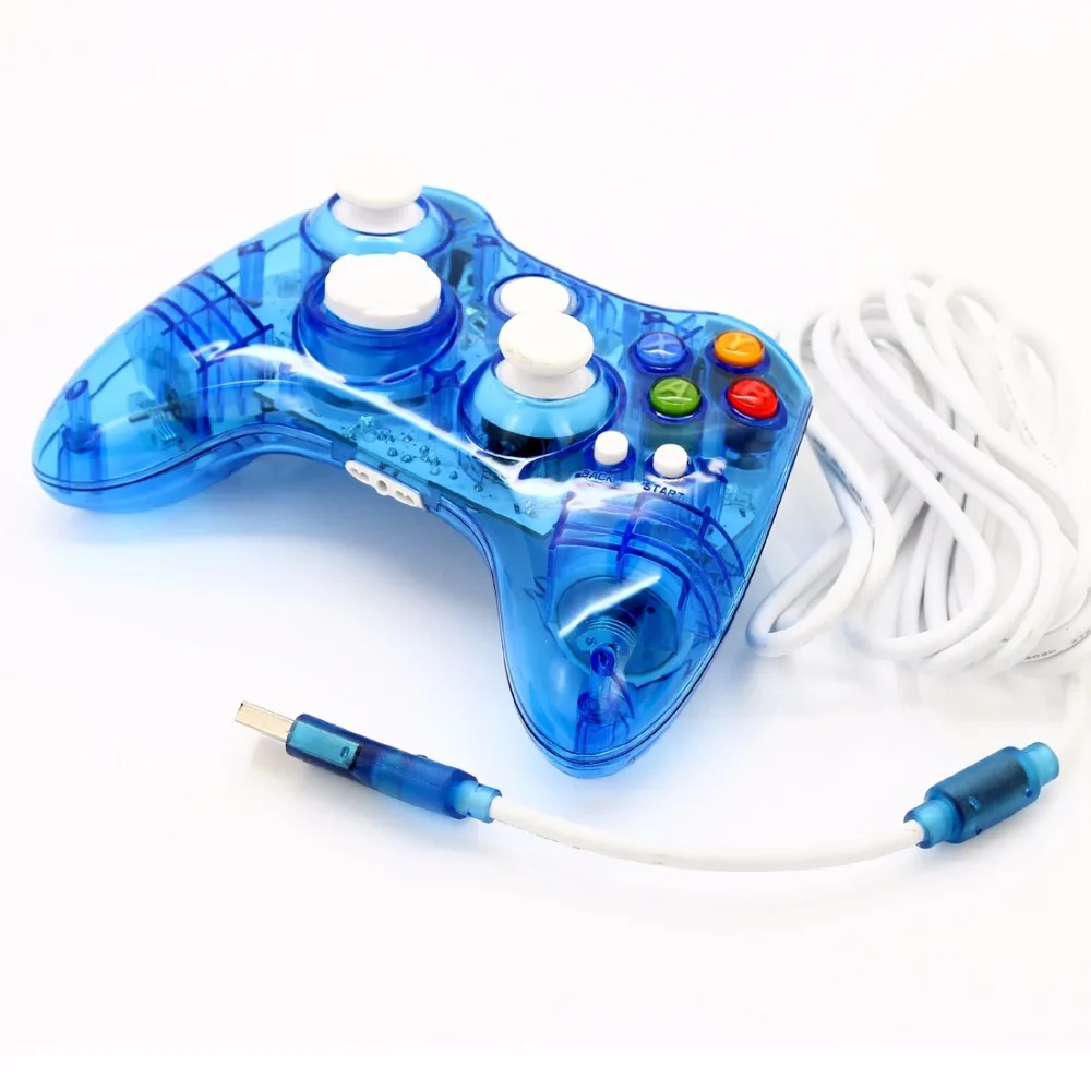 Проводной геймпад ViGRAND с USB синий контроллер для Xbox 360 джойстик геймпад|joypad