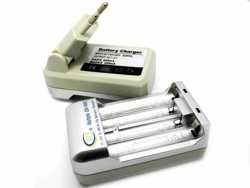 BTY N95 AA AAA аккумулятор EU зарядное устройство с 4x 3000 series 850mAh 1 2 V Ni-MH | Электроника
