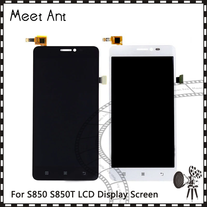 10 шт./лот высококачественный 5 0 ''для Lenovo S850 S850T жк экран с сенсорным экраном