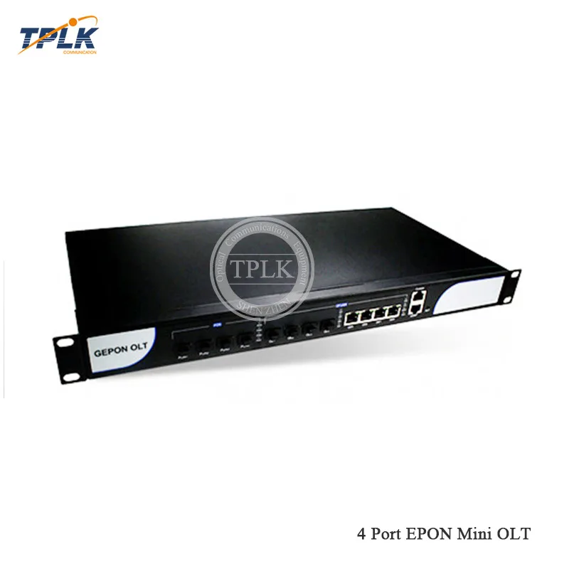 Лучшая цена 4 портовый EPON mini OLT с модулями SFP 1G портовое мини оборудование может