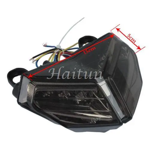 Дым Интегрированный Светодиодный задний тормозной фонарь с поворотными сигналы