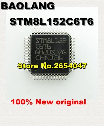10PCS STM8L152C6T6 STM8L SCM MCU STM8L152 LQFP48 NEW ORIGINAL Microcontroller Chips | Электроника