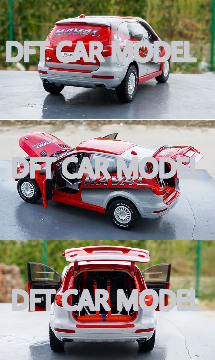 1:18 игрушечные машинки из сплава HAVAL SUV модель гоночной машины детских игрушечных автомобилей авторизованный игрушки для детей