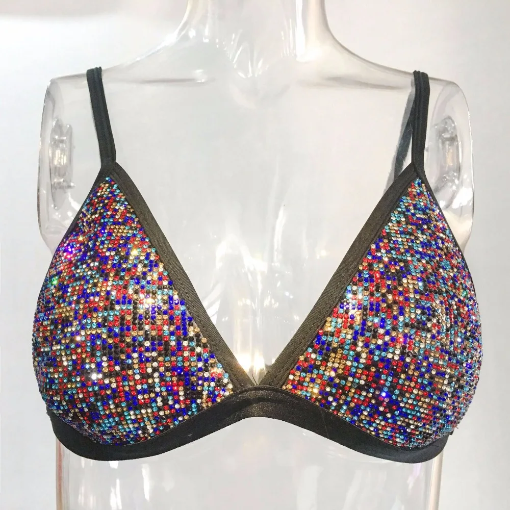 Женский комплект бикини She'sModa расшитый стразами|Спортивные костюмы| |