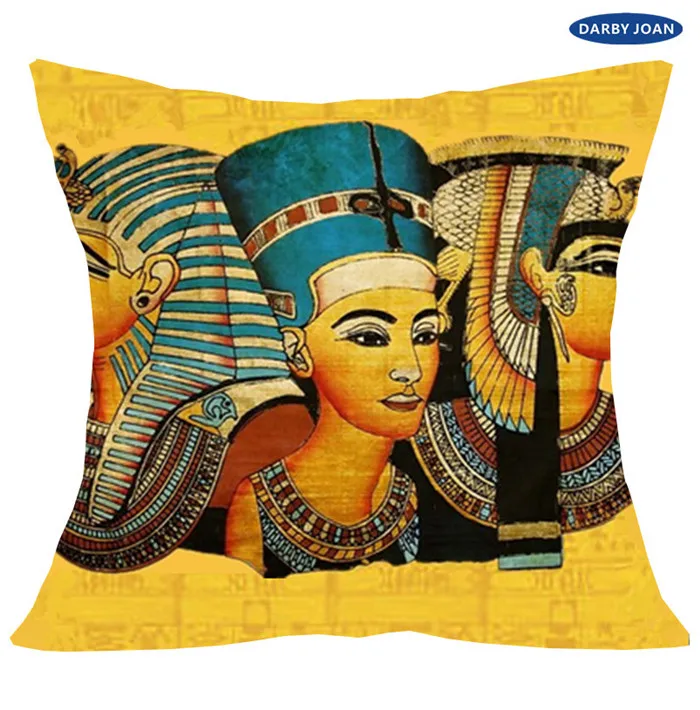 As Photo Shows-10 Наволочка квадратная декоративная подушка, Egyptische perkament pharoahs, Egyptische adellaar, Egyptische symbool - Цвет: As Photo Shows-10
