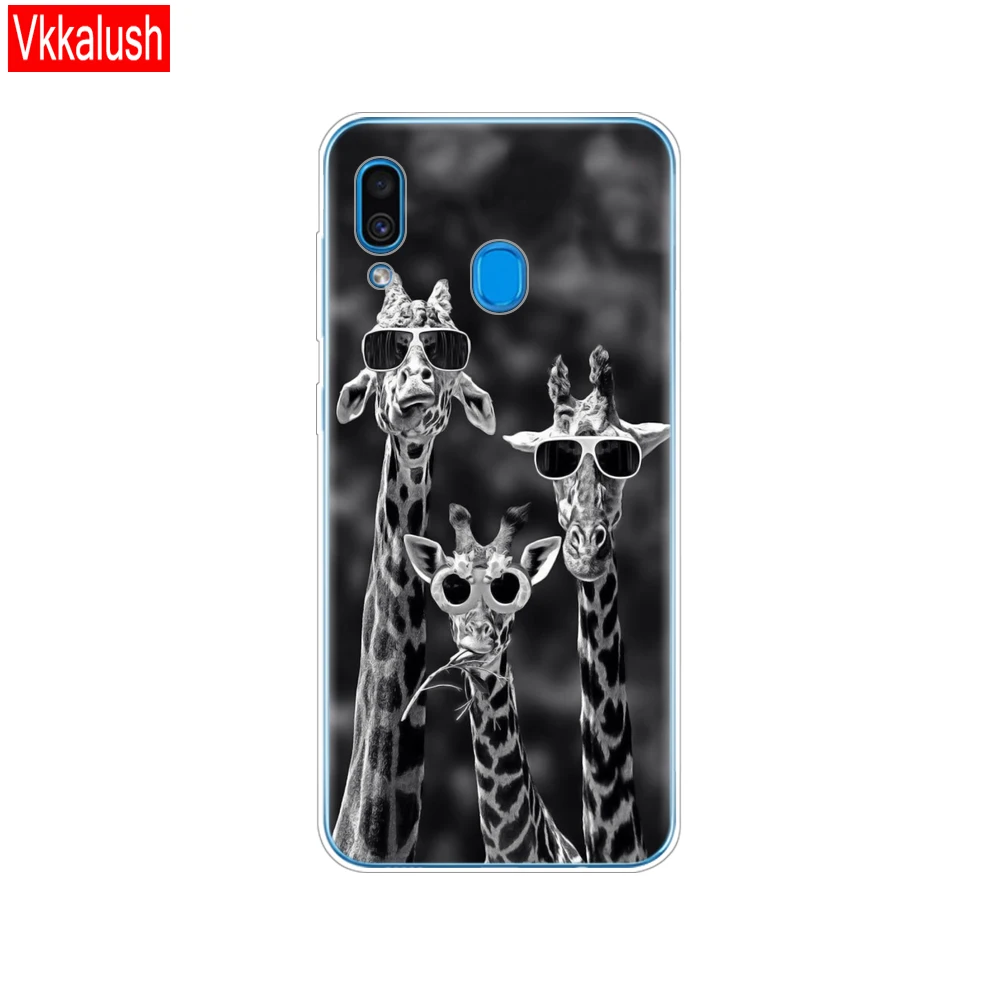 80260 Силиконовый чехол Sfot для Samsung Galaxy A20, чехол A20E, чехол для Samsung A20 A 20, A205F, A20E, A202F, защитный чехол, полностью 360 - Цвет: 80260