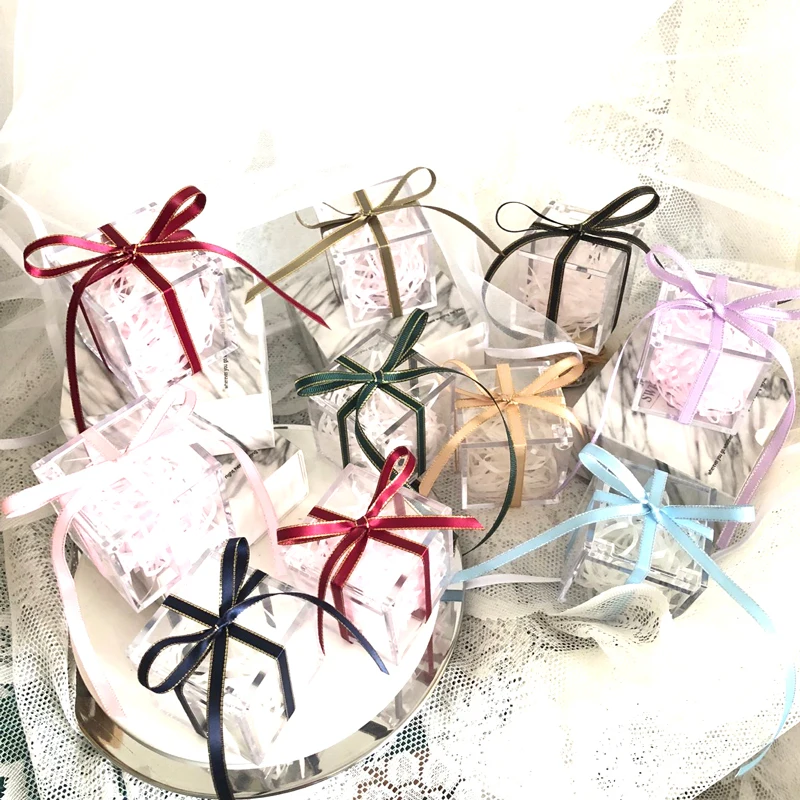 100 шт./заказ пользовательское имя квадратный Юбилей на день рождения вечерние