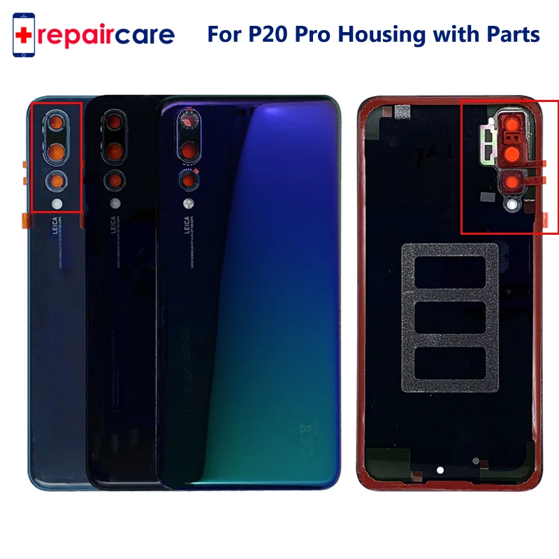 Бесплатная доставка новый оригинальный стеклянный задний корпус для Huawei P20 Pro