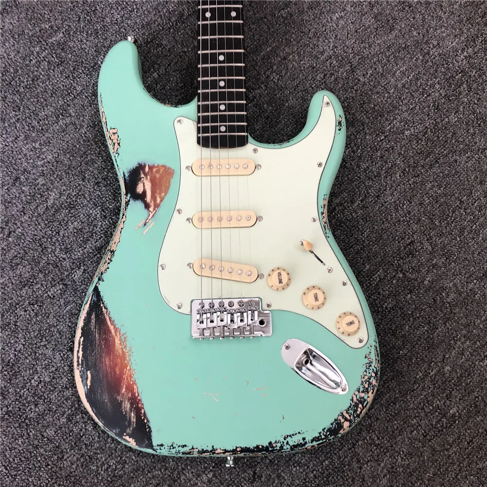 Копия старого электрического гитарного станка Kaiyun factory custom handmade 100% ручная работа.