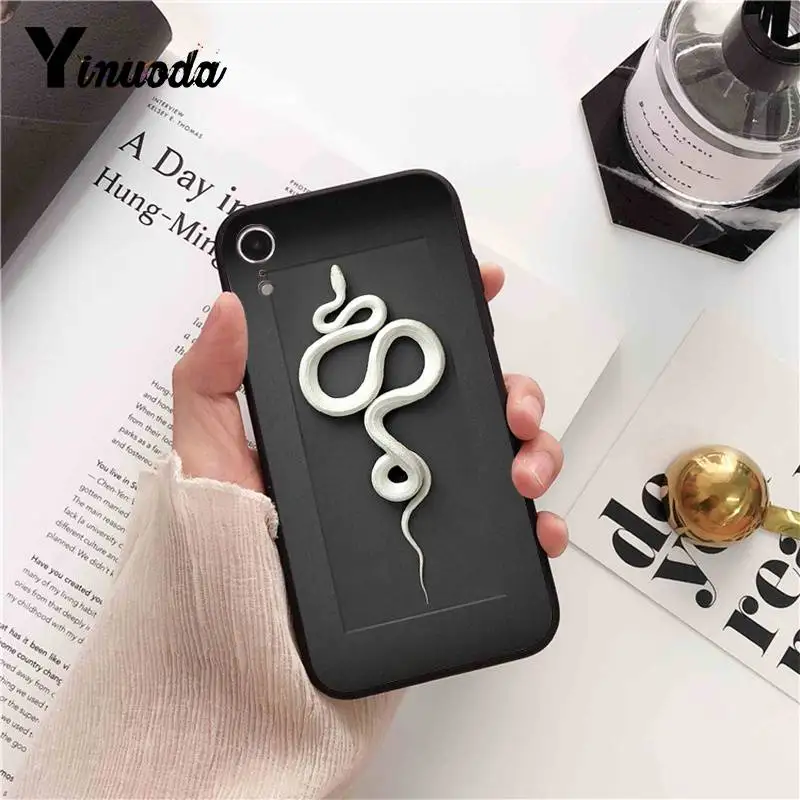 Чехол для телефона Yinuoda Animal The Snake iPhone 5 5Sx 6 7 7plus 8 8Plus X XS MAX XR 10 11 pro max | Мобильные