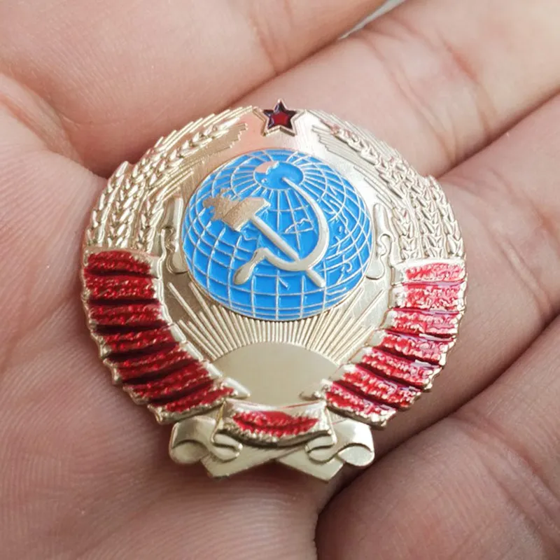 Оригинальная Россия Серебряная великая патриотическая медаль Советского Союза значок эмблема значок Коллекционные Значки