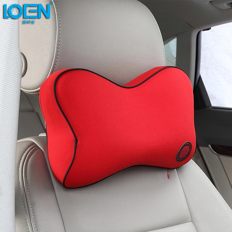 Автомобильная подушка для поддержки шеи LOEN Универсальный подголовник бабочка
