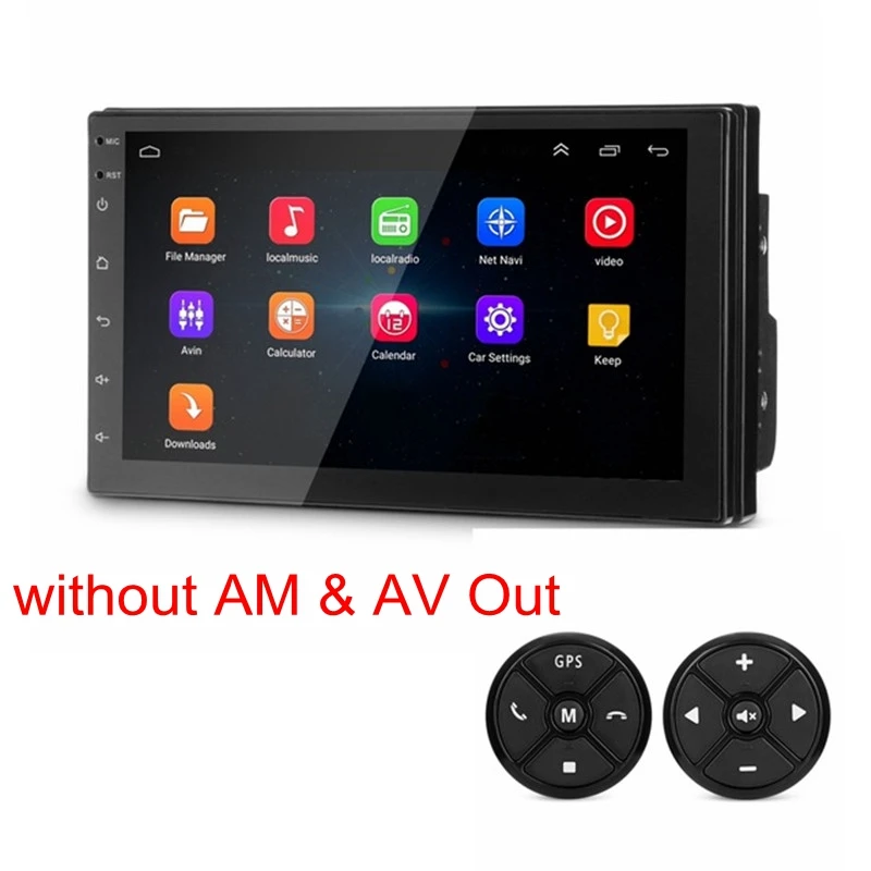 8802 4key control Универсальный gps навигатор WiFi Автомобильный MP5 плеер для VW Toyota Android USB аудио радио мультимедийные плееры Bluetooth FM AM TPMS DVR - Цвет: 8802 4key control