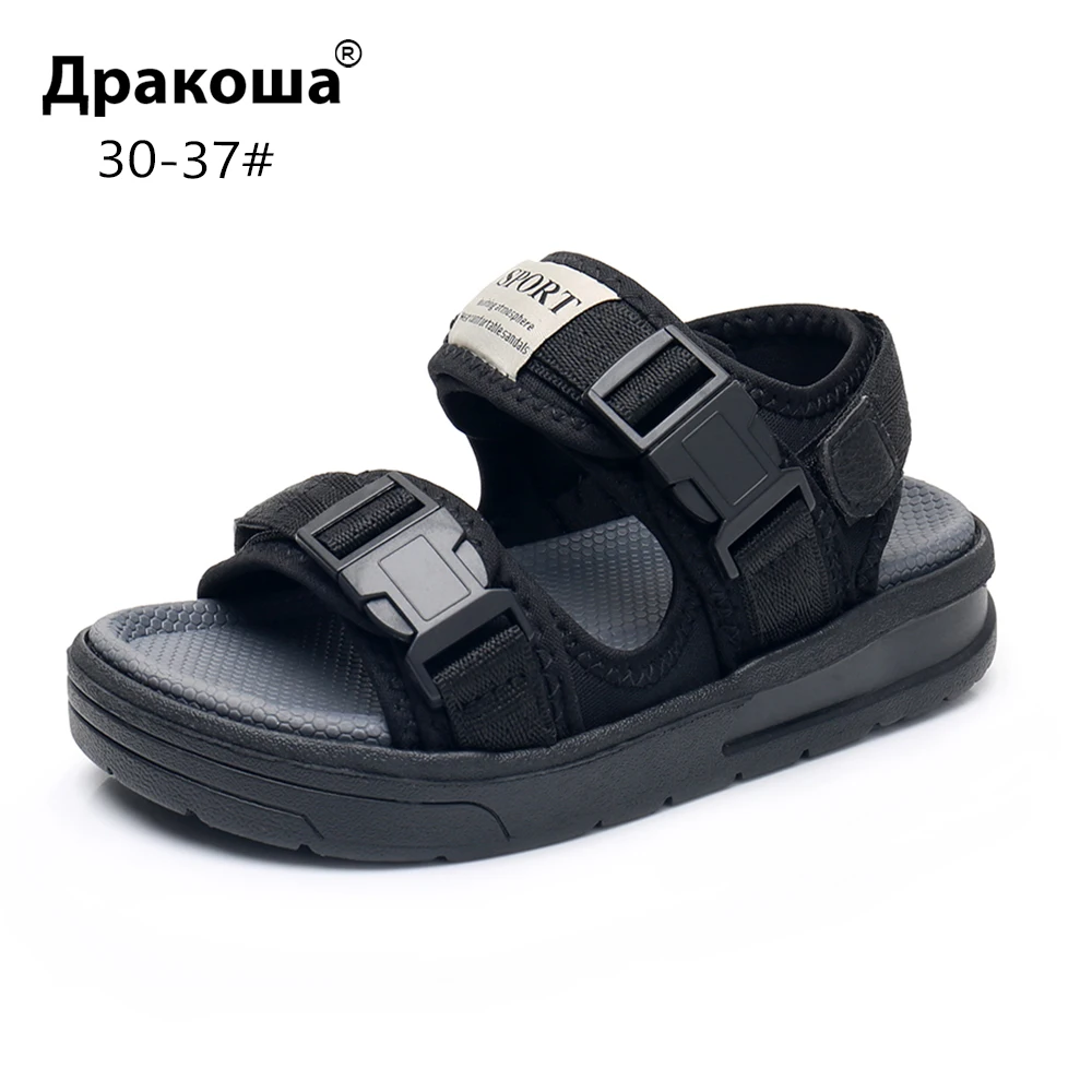 Сандалии Apakowa с открытым носком для мальчиков быстросохнущие летние туфли