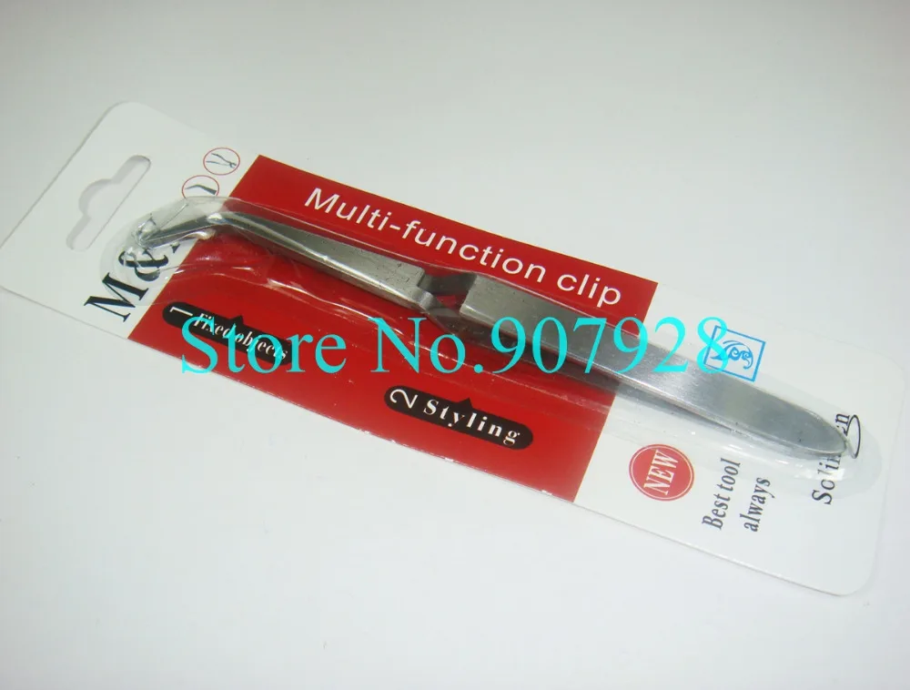 1 шт. Новый Многофункциональный маникюрный Пинцет из нержавеющей стали для