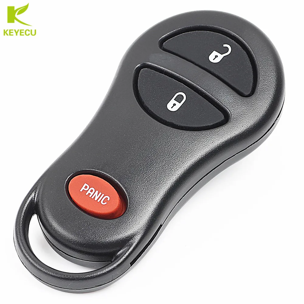 Запасной корпус для дистанционного ключа KEYECU 2 + 1 кнопка Dodge 99 00 Dakota Durango 02 Ram 1500 2500