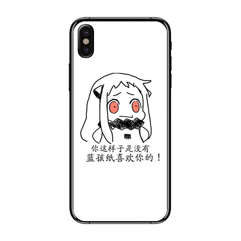 Fashion Super Slim PC+TPU Cute Expression Case for iPhone X 10 Plus Full Body Cover Coque iphone 7 Fundas |