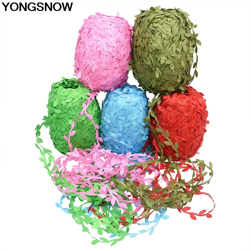 Гирлянда из искусственных листьев многоцветная 10/20 м | Дом и сад