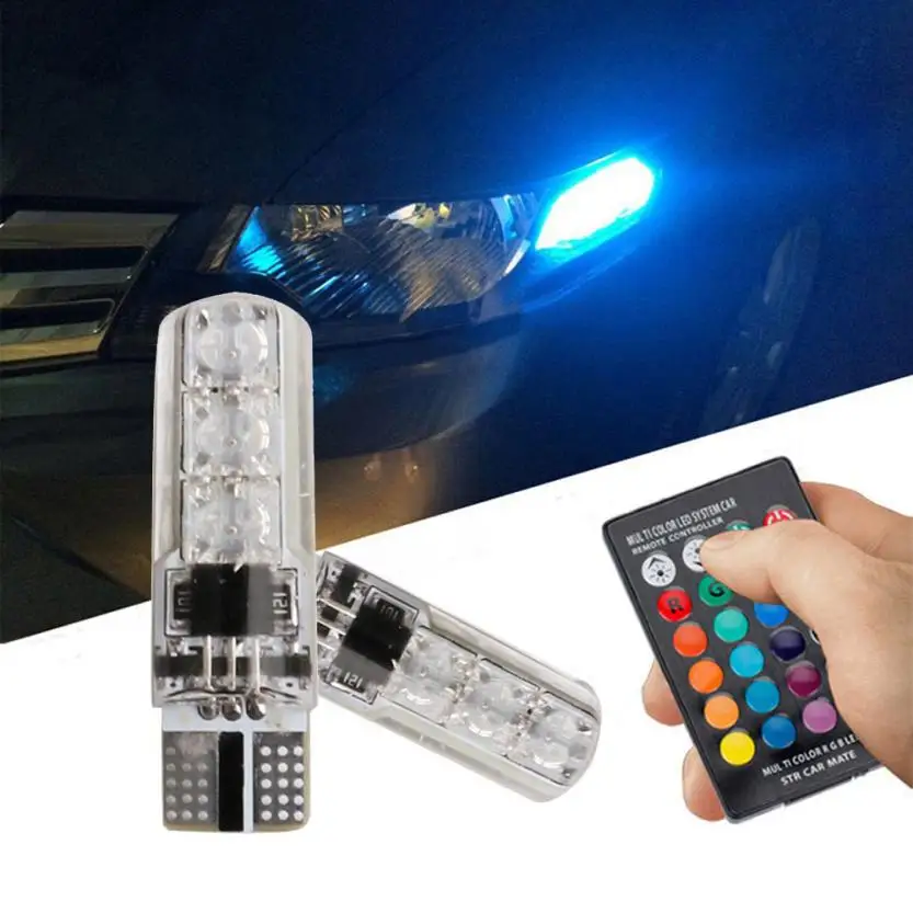 2018 новейший авто светильник s дистанционный 5050 светодиодный RGB многоцветный