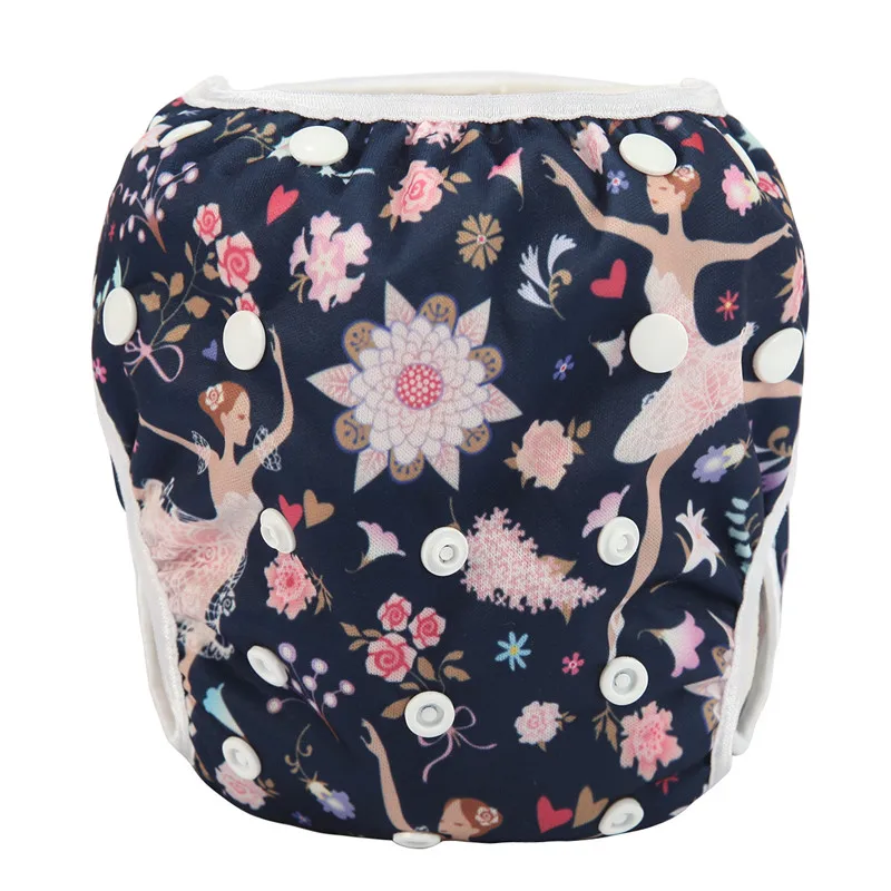 [Sigzagor] NEW Swim Diaper Nappy Pants Reusable baby infant boy girl toddler 0-3 years One Size 3-12kg 6-26lbs - Цвет: S75