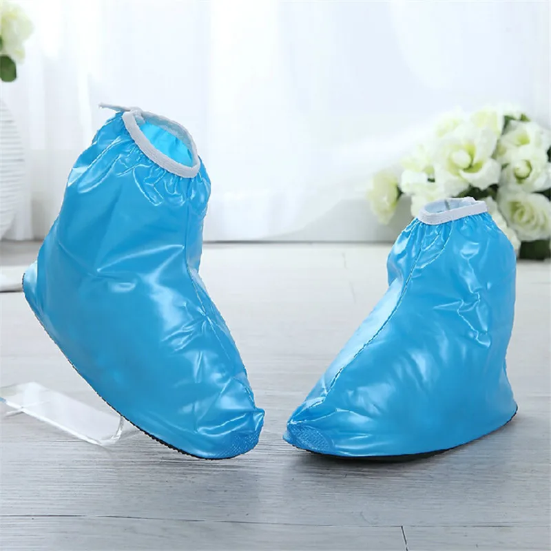 Kids Reusable Shoes Cover Children's Rain Boots Boys Girls PVC Waterproof Protector Shoe Covers Thicken Anti-Slip Gear |