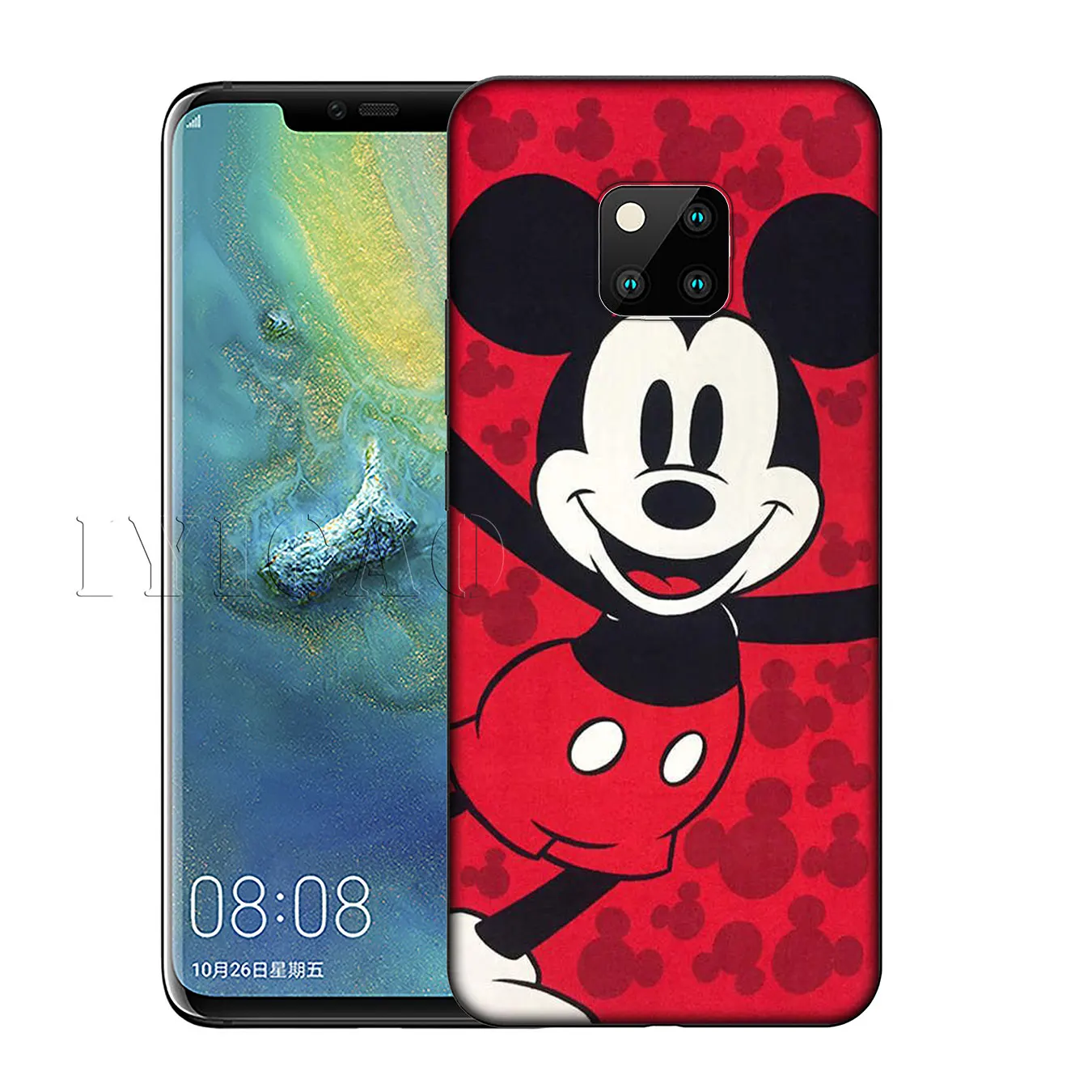 IYICAO Mickey Mouse Silicone Soft Case for Huawei Nova 3 3i 2i Mate 20 10 Pro Lite |