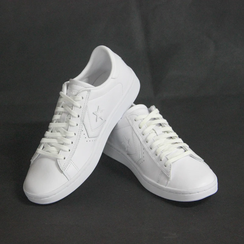 Новинка года Converse Оригинальные кроссовки Star Player кожа для женщин спортивная обувь белый цвет обувь для скейтбординга 555930C