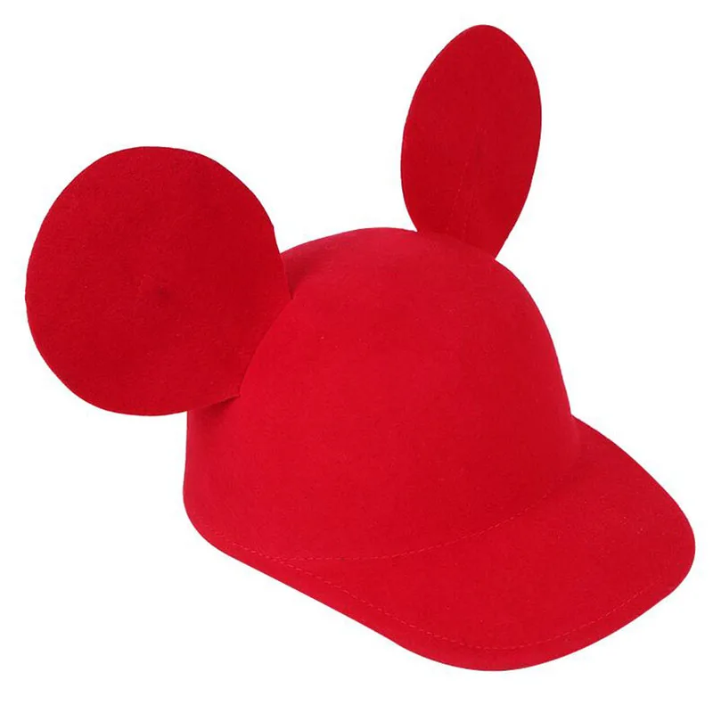 Новый 2017 100% шерсть Брендовое модное Товары для кошек Мыши Шапки Для женщин