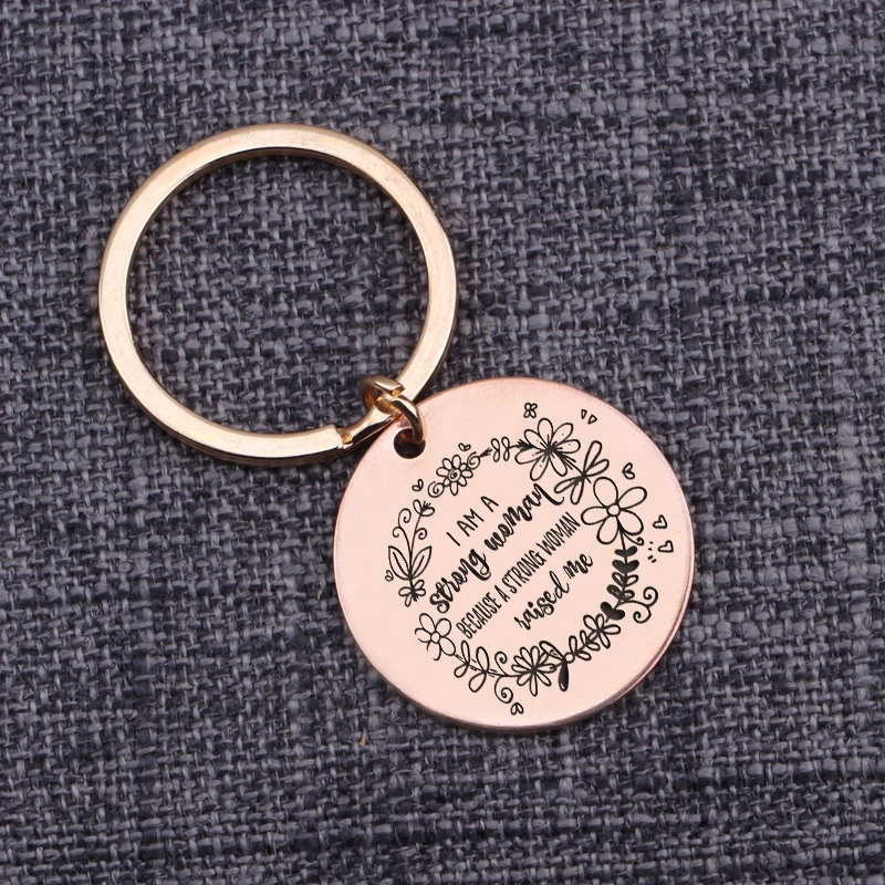 Креативные ювелирные изделия модный брелок я сильный женщина кулон аксессуары