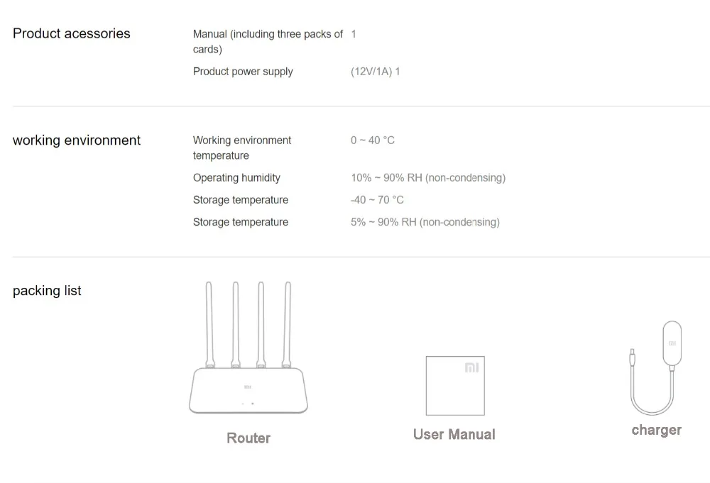 Xiaomi Mi Router 4A гигабитная версия 2,4 ГГц 5 ГГц 128 ГБ ОЗУ DDR3 двухъядерный процессор 1167 Мбит/с гигабитный Ethernet порт Поддержка cv6