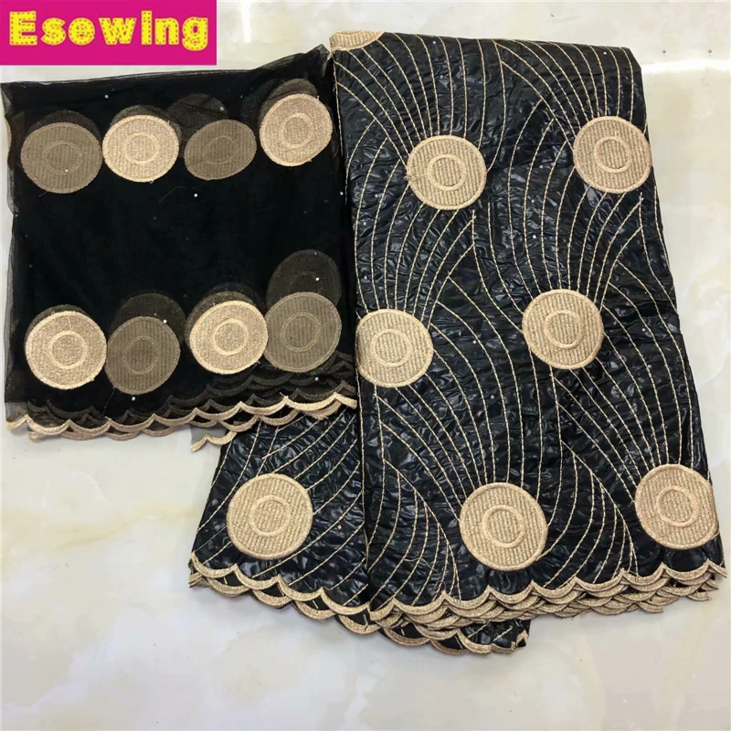 Африканская кружевная ткань Bazin 2019 новый дизайн вышитые Getzner с Тюль Кружева для