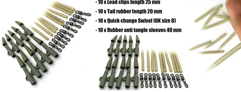 1 компл./упак. для рыбалки на карпа, основной линии Wih крюк совместно с набор рыболовных снастей стержень рыболовные снасти/чод rig волос rig