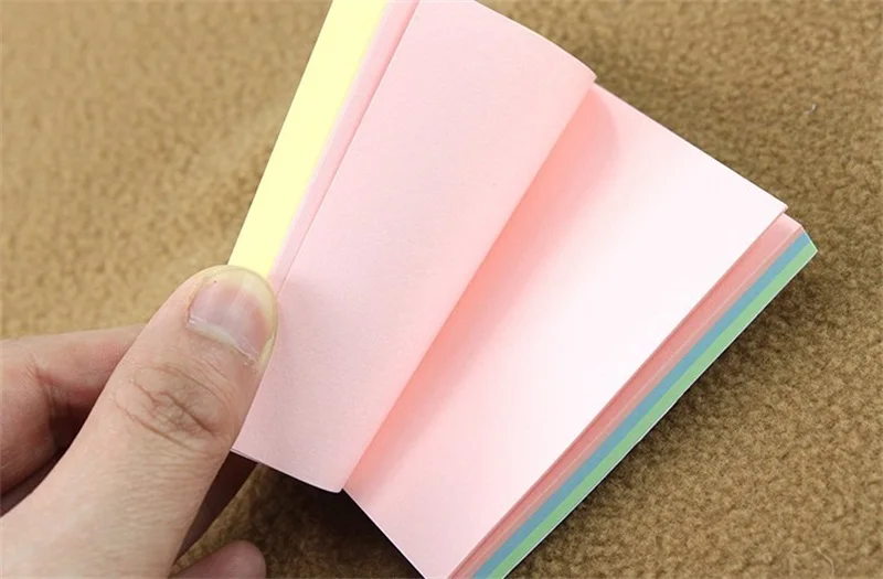 Бумага для заметок Несколько цветных стикеров, sticky n times pad 3'x2' 3'x3' 3'x4' Deli 9083 100 листов