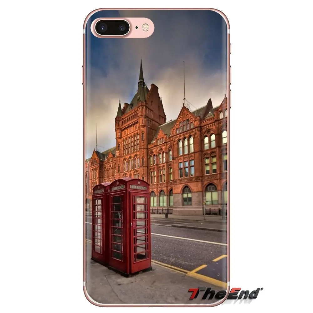Soft Transparent Shell Cover For Xiaomi Redmi 4A S2 Note 3 3S 4 4X 5 Plus 6 7 6A Pro Pocophone F1 Red London Telephone Booth Box |
