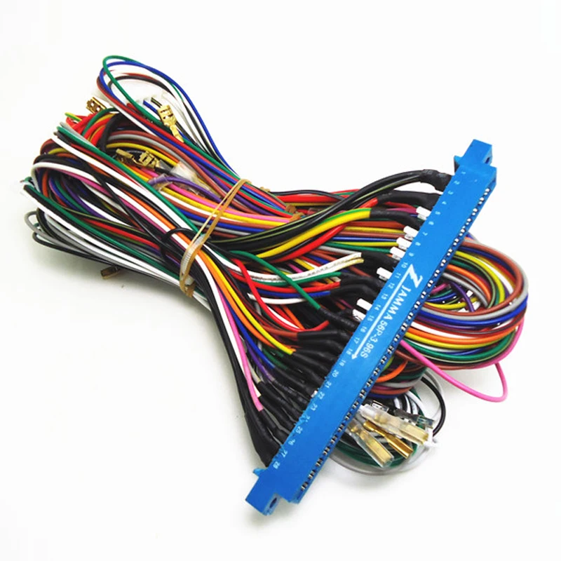 

Новая Аркада 28*2 56pin JAMMA жгут станок для стандартного аркадные игры jamma Кабинета жгута проводов станок аркадная печатная плата