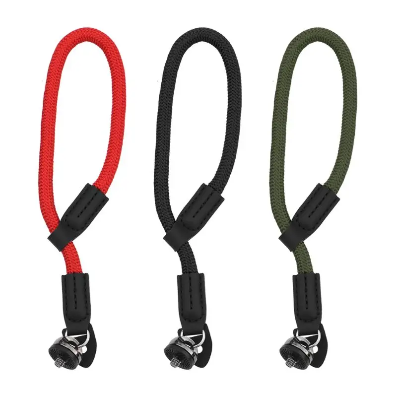 

OOTDTY Durable Nylon Adjustable Safety Wrist Strap String Hand Lanyard Rope Cord for SLR Camera Accessories