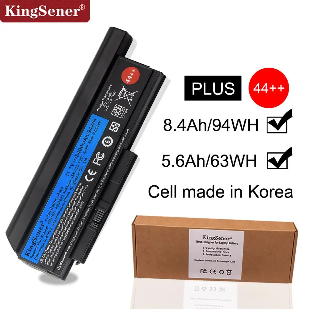Корейская батарея KingSener для ноутбука lenovo Thinkpad X230 X230I X230S 45N1029 45N1028 45N1022 45N1021 45N1024 44
