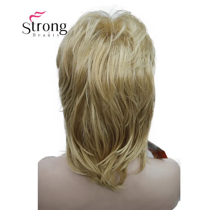 StrongBeauty короткий мягкий аксессуар для волос пушистой цветок коричневый Классический колпачок синтетический парик женские волосы парики выбор цвета