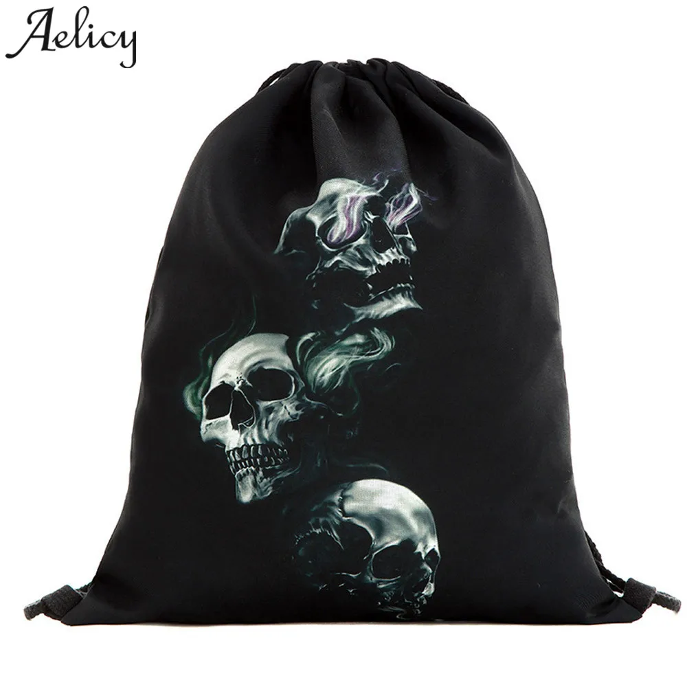 Aelicy пакет для конфет на Хэллоуин Подарочная сумка в комплекте карманная 3D шнурке