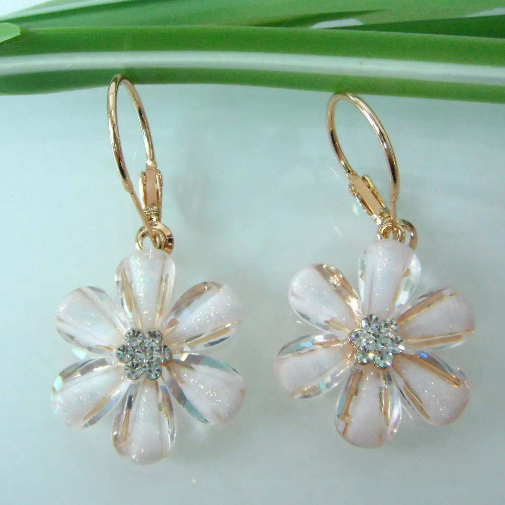 Серьги кольца Navachi SMT1108 с желтыми кристаллами и стразами|earrings earring|crystal rhinestone