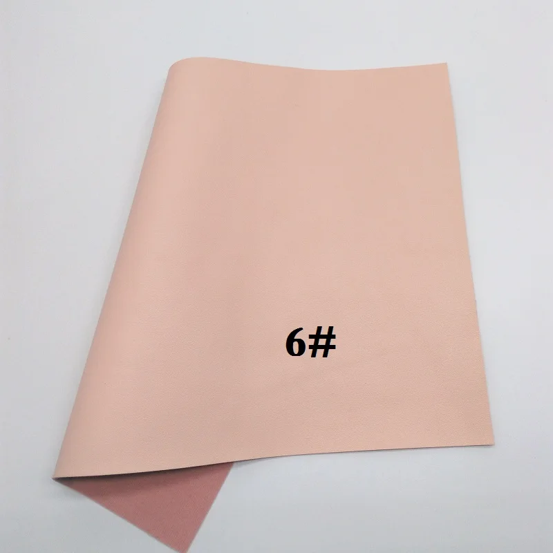 Glitterwishcome 21X29CM A4 Size Vinyl For Bows Backing Color Matching Nappa Leather Fabirc Faux Leather Sheets for Bows, GM345A - Цвет: 6