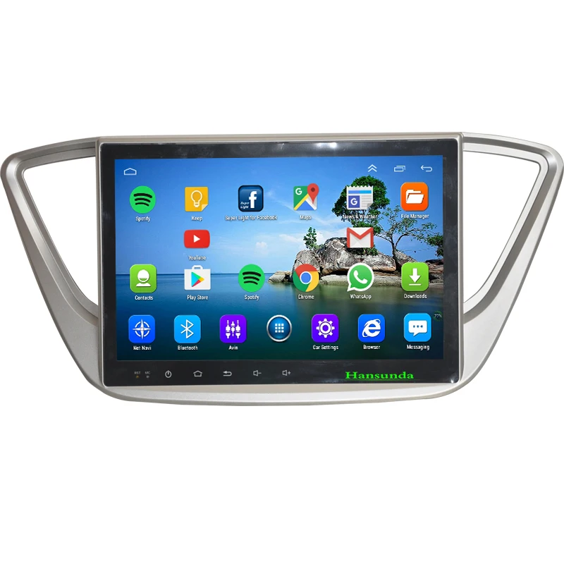 Автомобильный dvd плеер HD 1024*600 для нового Hyundai Verna/Solaris/Accent 2016 2017 с 3G 4G WIFI BT SWC GPS