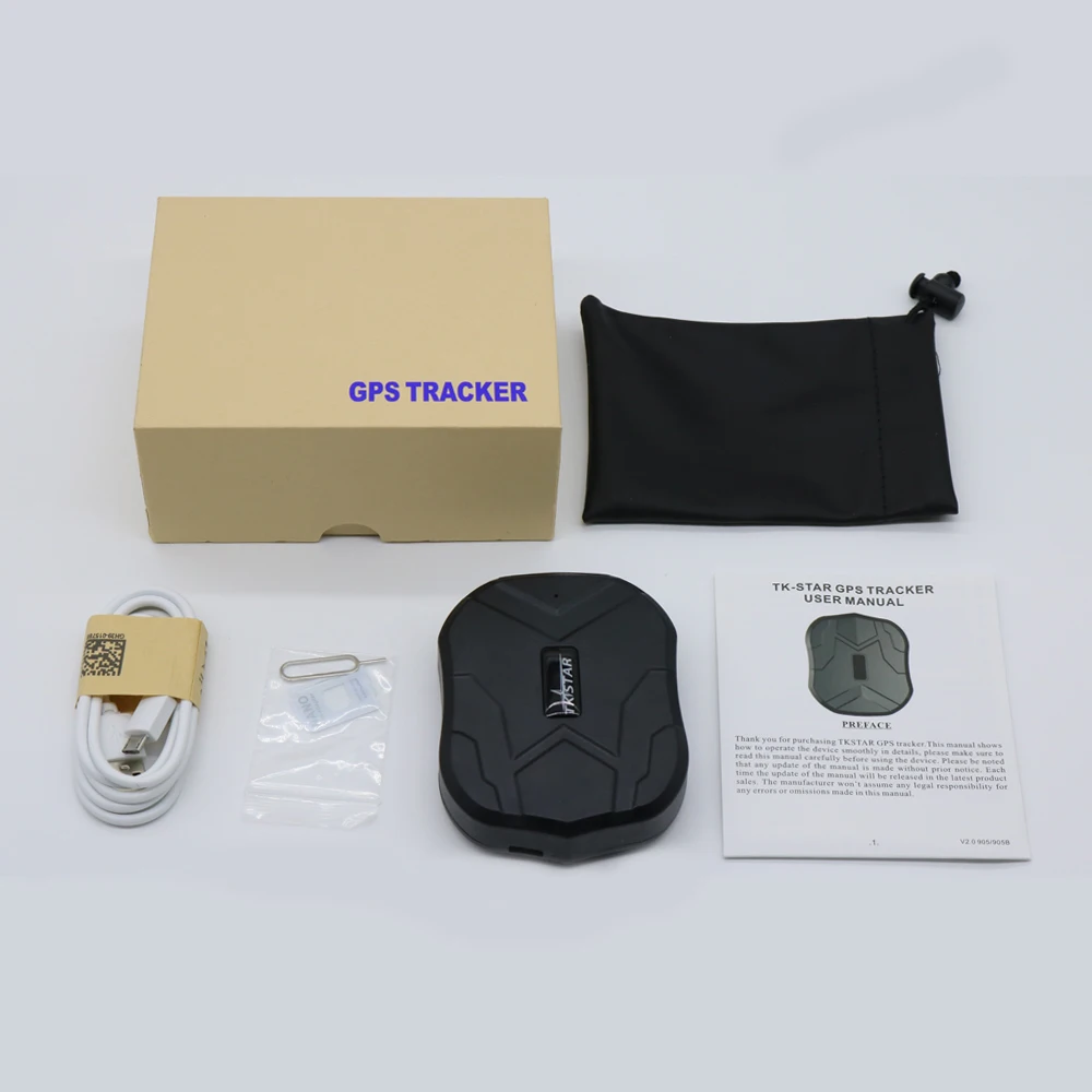 

TKSTAR TK905 2G 3G GPS Tracker Car Magnet 90 Days GPS Tracker 3G GPS Locator Waterproof Vehicle Voice Monitor Free APP PK TK915