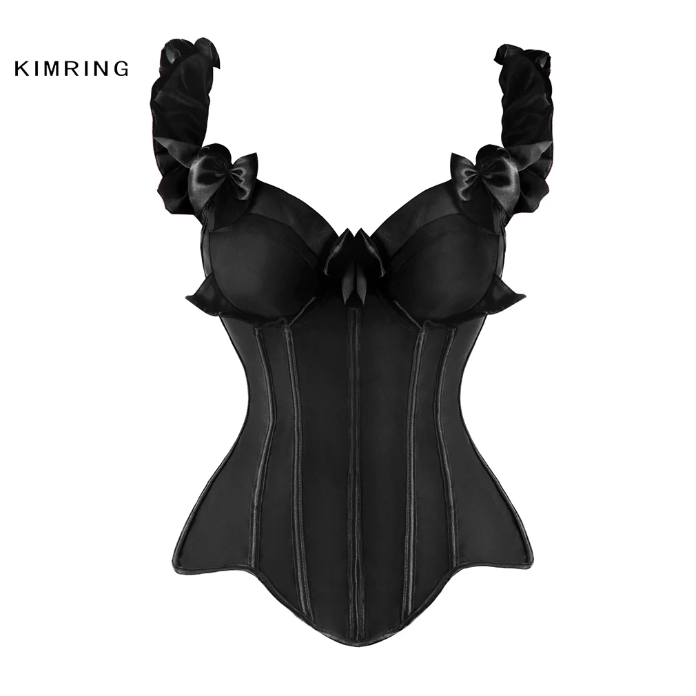 Kimring Женская Сексуальная винтажная верхняя одежда корсет с обхватом груди