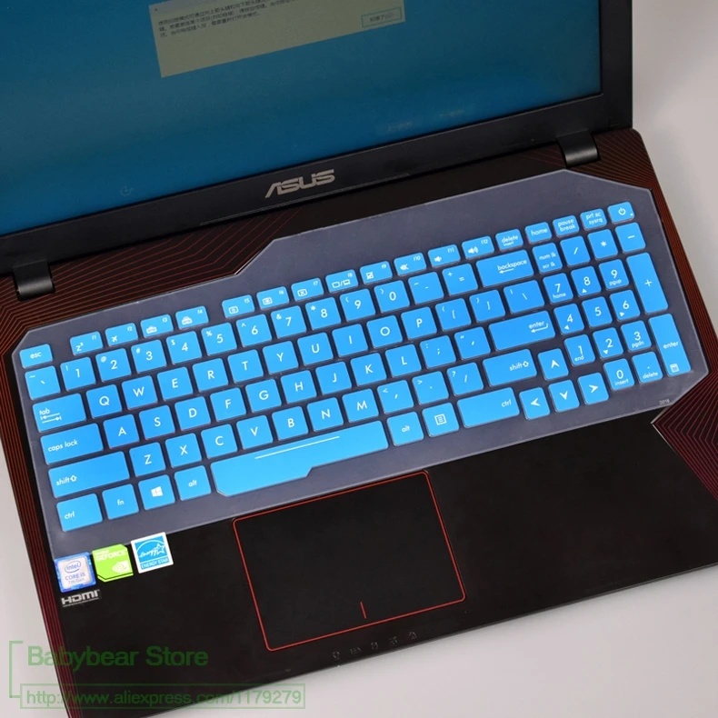 Силиконовый защитный чехол для клавиатуры Asus Rog Fz53 Zx53 Zx53Ve Fz/Fx53Vd Fx53Vw6300 Vd6700 7700 Gl553V |