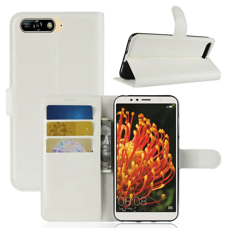 Huawei Y6 2018 кожаный чехол-кошелек Y5 Y7 Y9 2019 ATU-L11 ATU-L21 ATU-L22 откидной Чехол Prime Etui Coque Fundas |